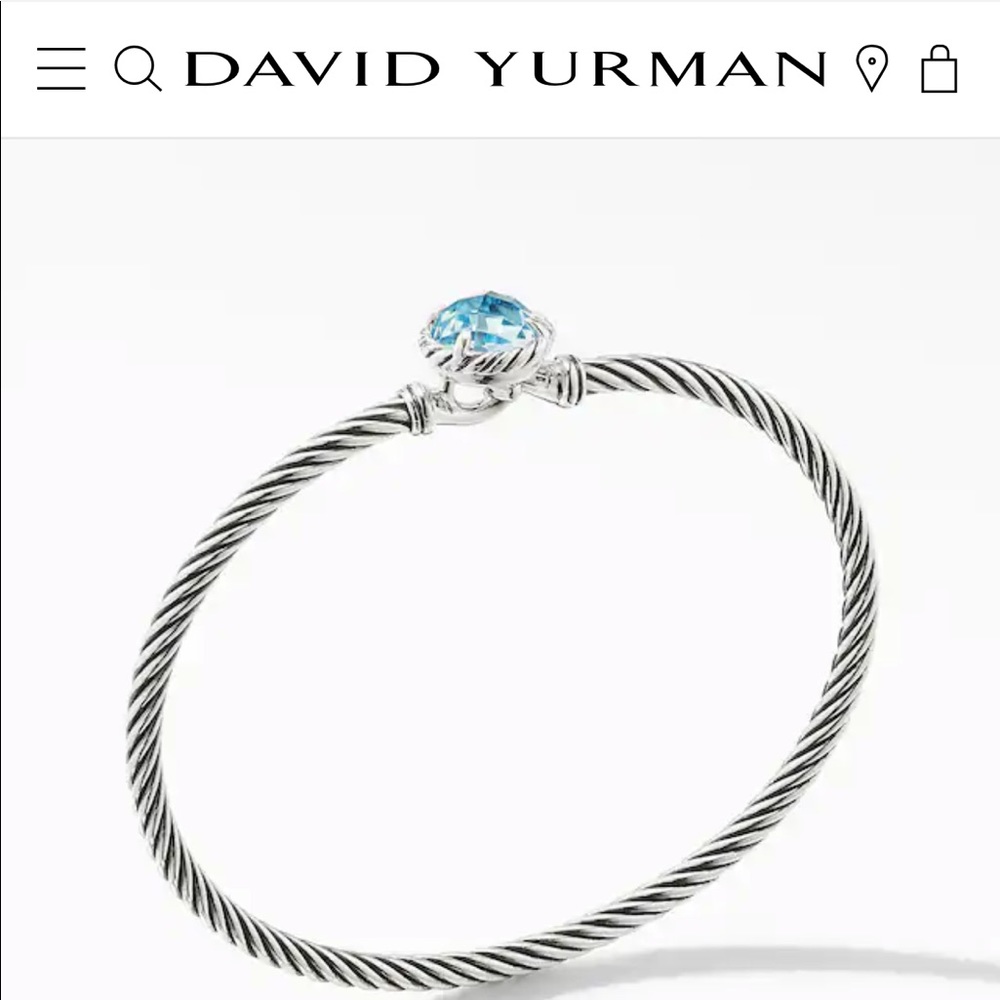 David Yurman Châtelaine® Bracelet with Blue Topaz